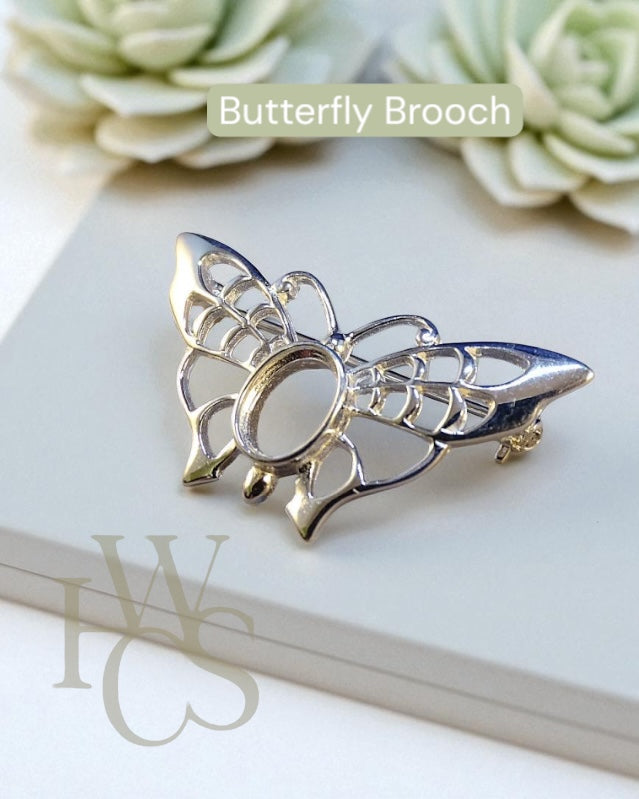 ❤️ Butterfly Flight Brooch - Solid 925 Silver