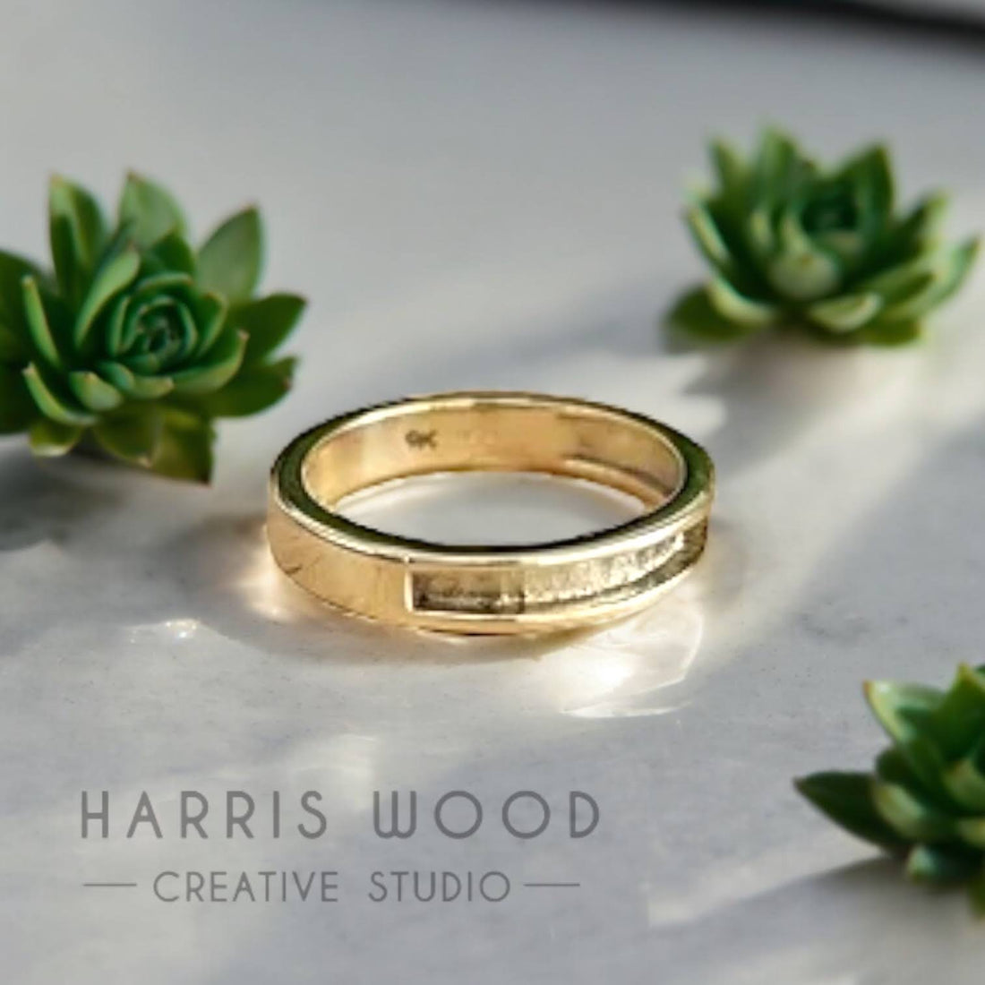 Arbor Channel Ring - 9K Solid GOLD