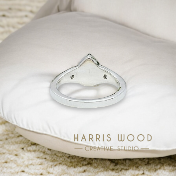 EOL - Helena CZ Ring - SOLID SILVER