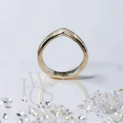 💙 Chevron Ring - SOLID SILVER