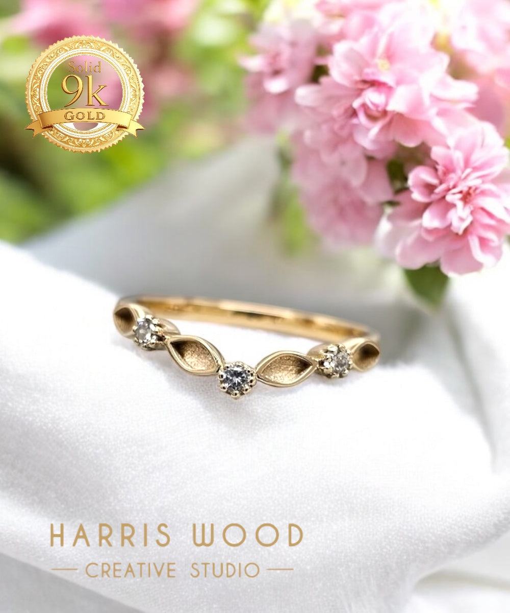 Timeless CZ Ring - 9ct Solid Gold