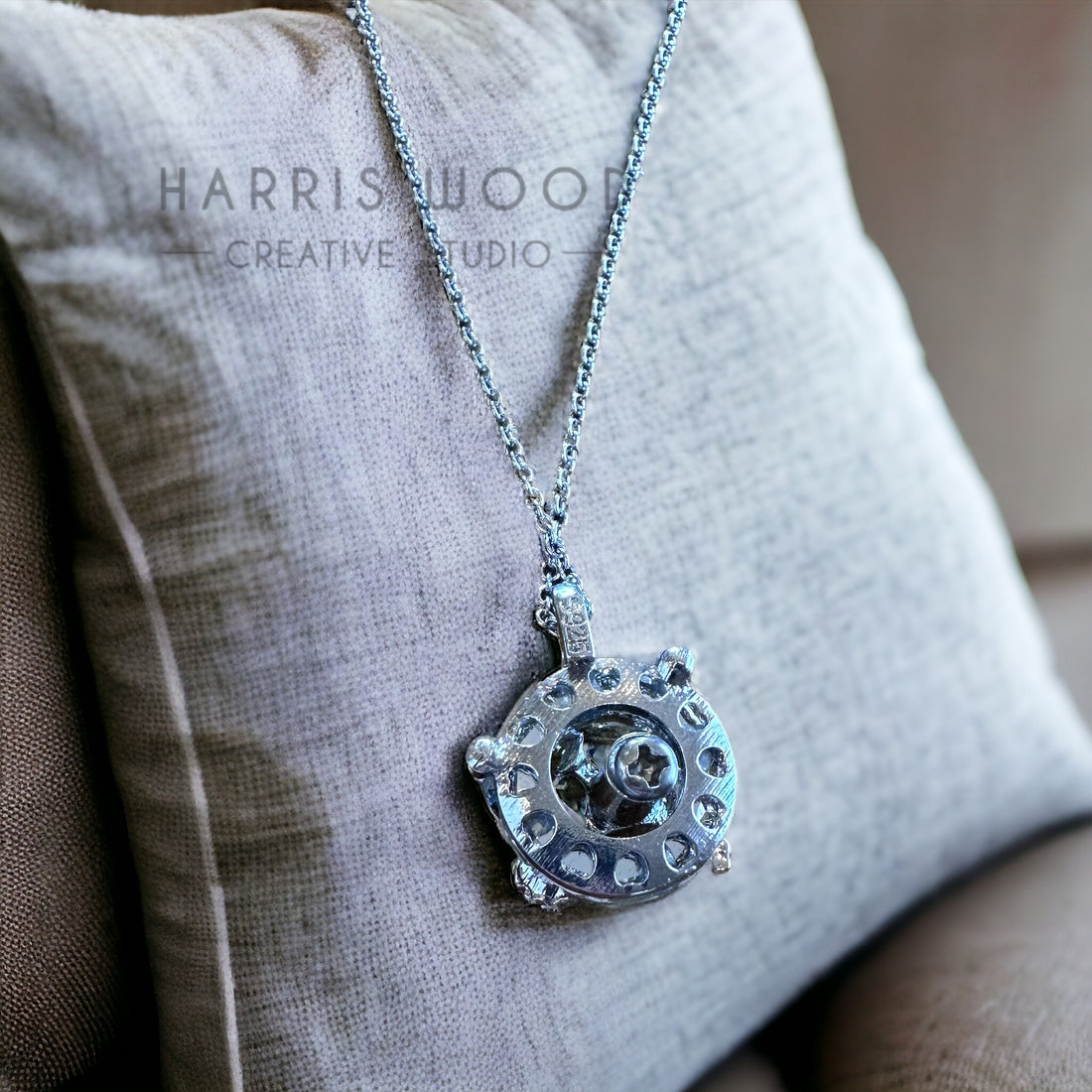 Hummingbird Urn Pendant and Chain