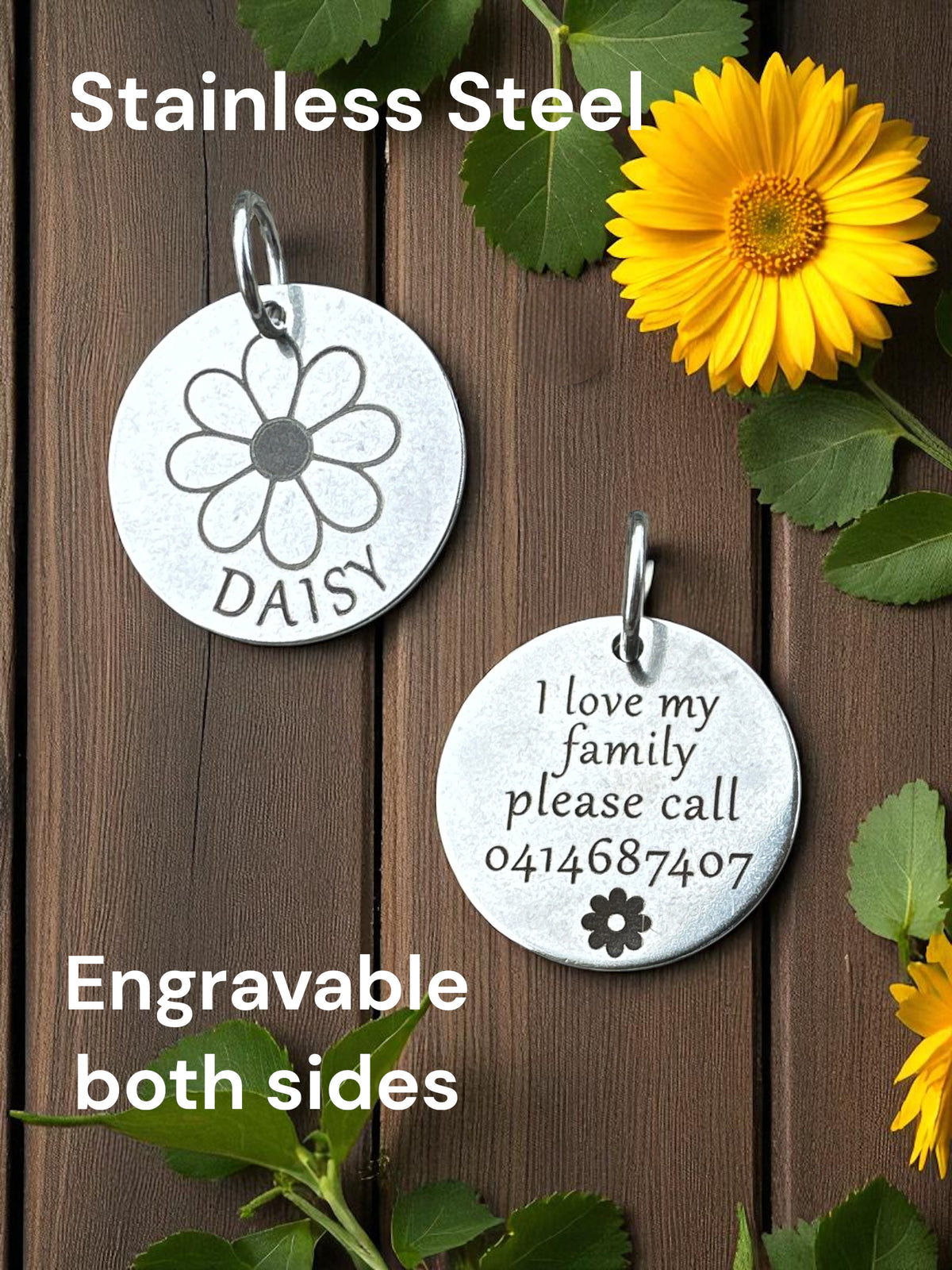 Engraved Stainless Steel Tags