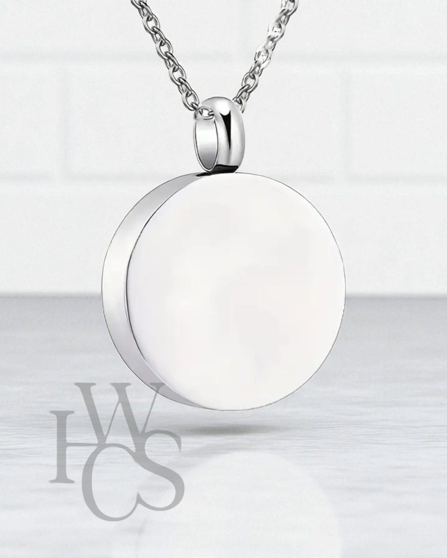 🫶🏻Round Urn Pendant 2.45cm &amp; Chain