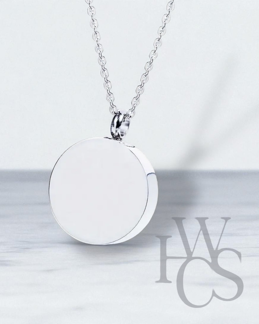 🫶🏻Round Urn Pendant 2.45cm &amp; Chain