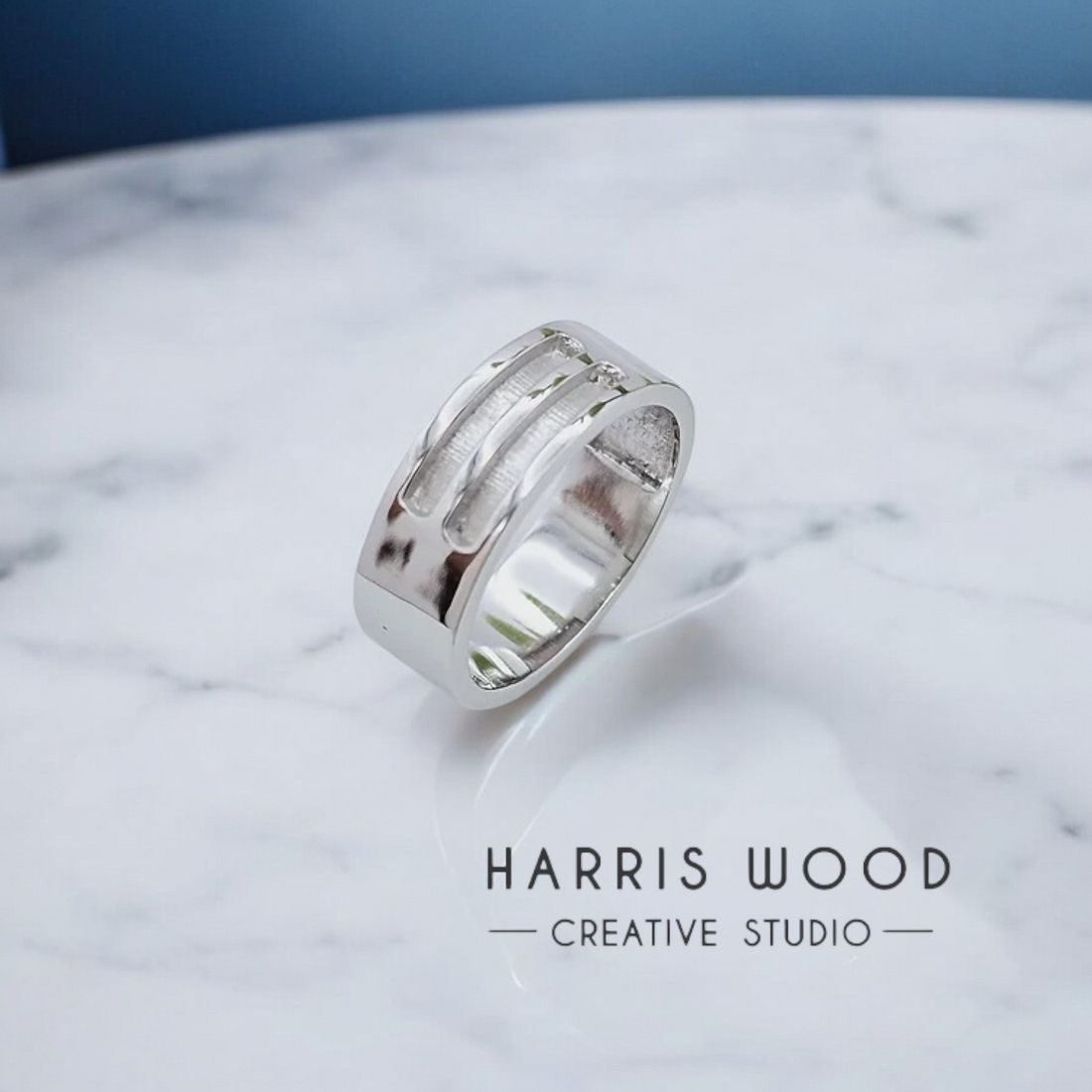 Tatum Channel Ring SOLID SILVER