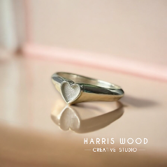🏷️ EOL – Purity Signet Ring – Solid 925 Silver