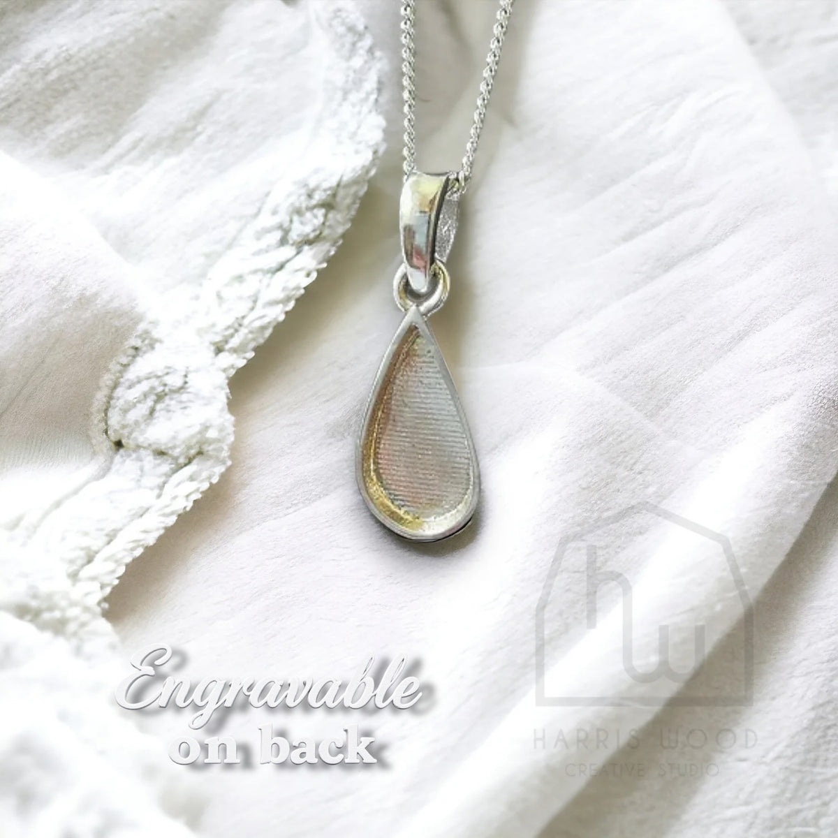 🌿TEARDROP PENDANT SMALL (ORIGINAL) - SOLID 925 SILVER