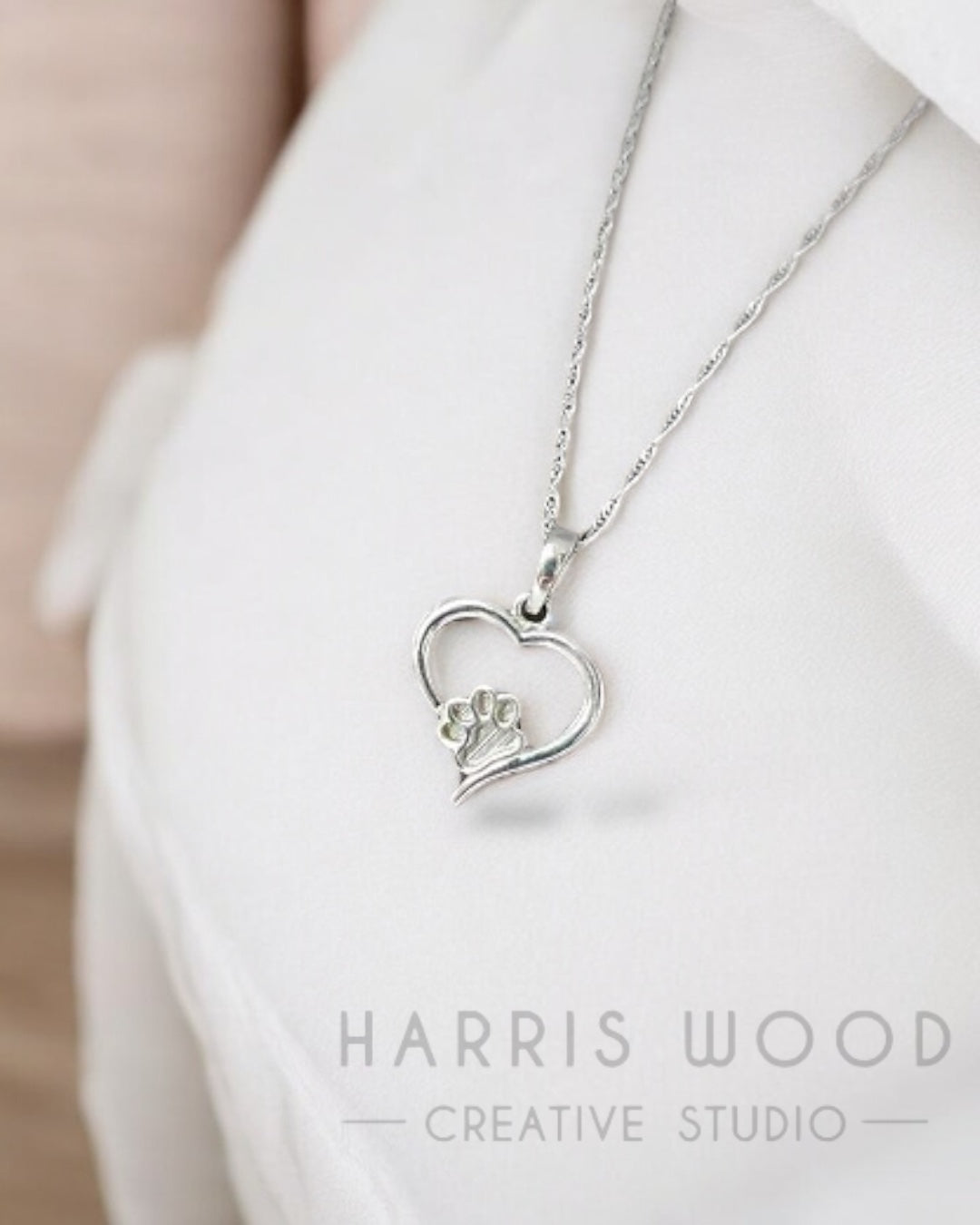 OH MY HEART PENDANT - SOLID 925 SILVER