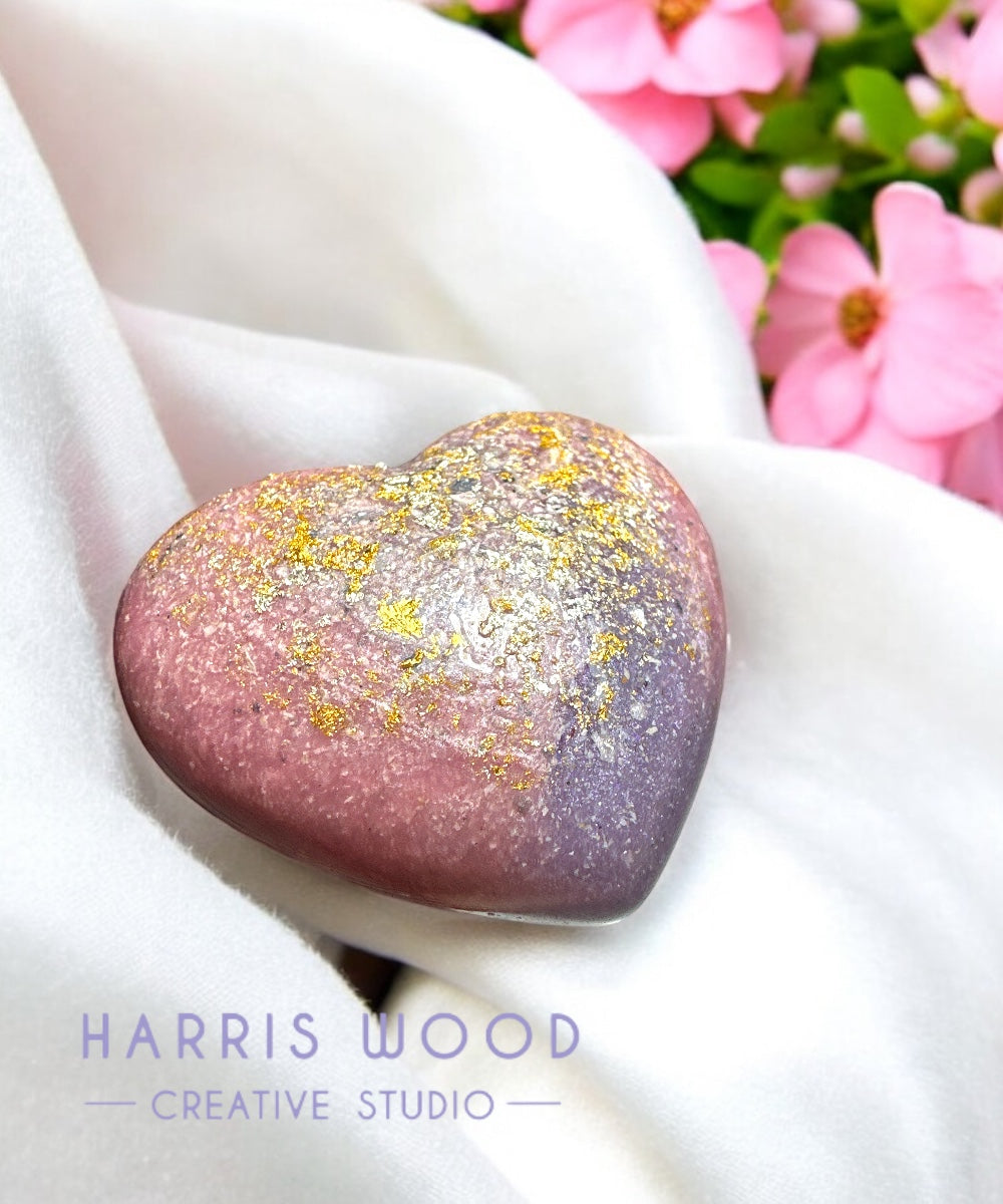 Resin Heart Keepsake (medium)