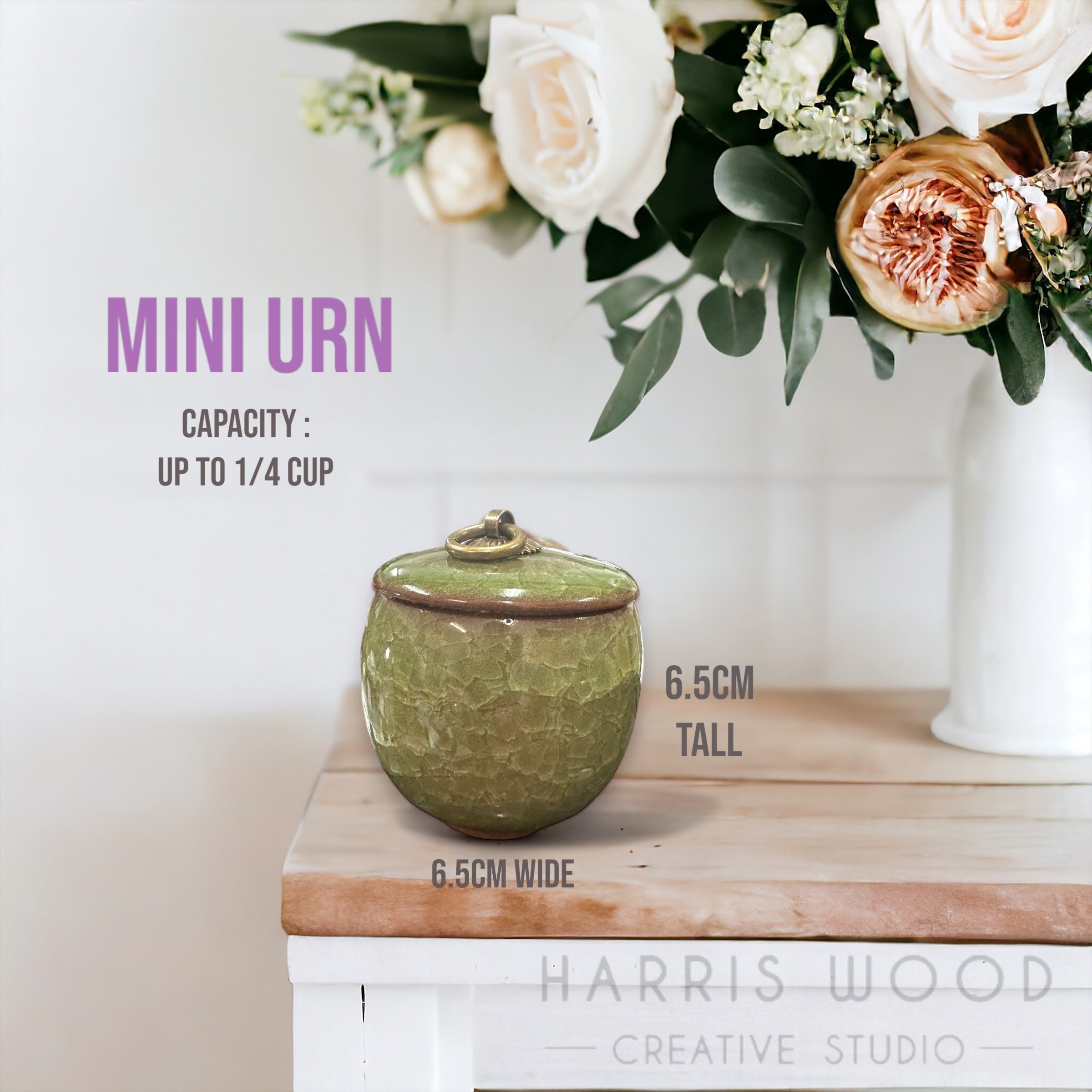 Ceramic Mini Urns - 7 colours