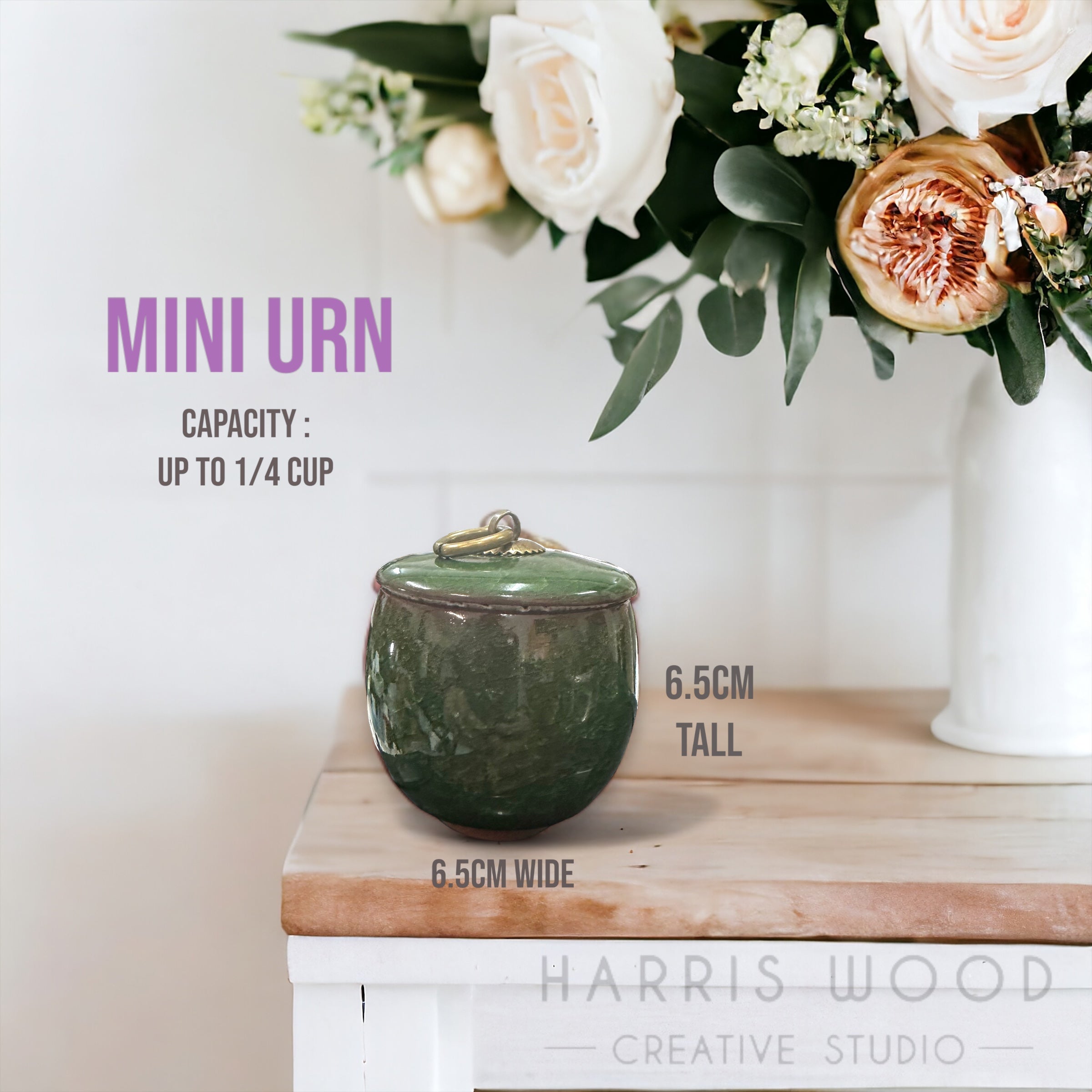Ceramic Mini Urns - 7 colours