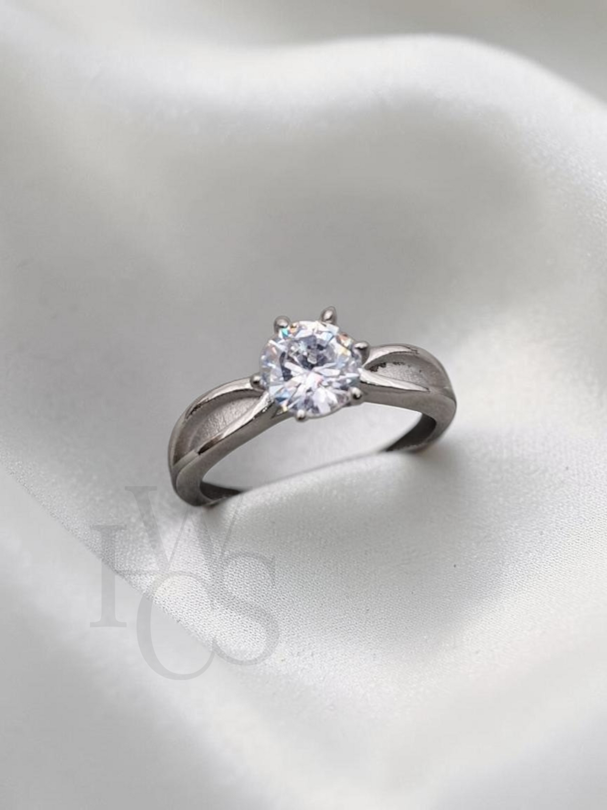 💙 My Solitaire Ring - Stainless Steel