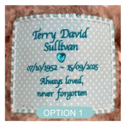Small Keepsake Teddy Bear