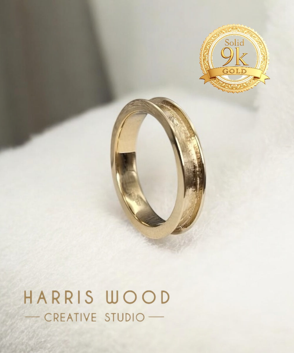 6mm Channel Ring Solid GOLD