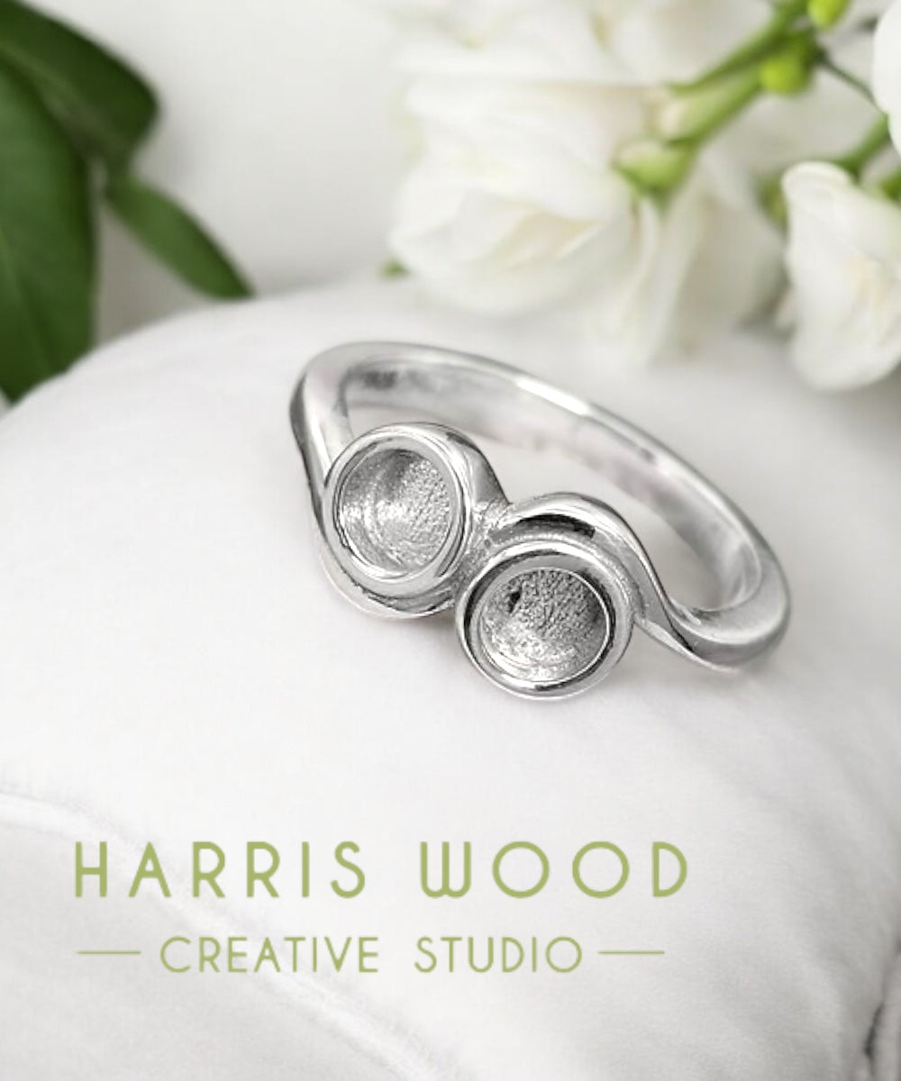 Sunrise Sunset Ring - SOLID SILVER