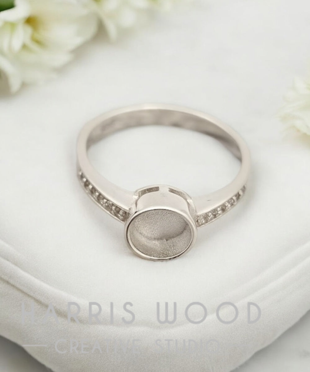 🏷️ EOL – Lunara CZ Ring – Solid 925 Silver