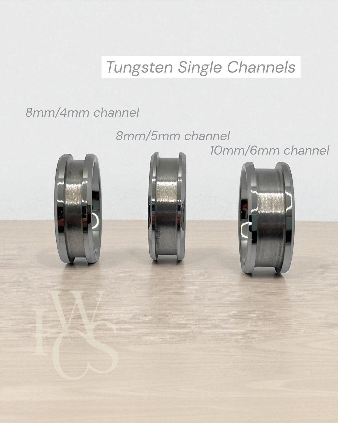 Tungsten Beveled Edge Channel Rings