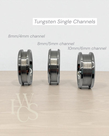 Tungsten Beveled Edge Channel Rings