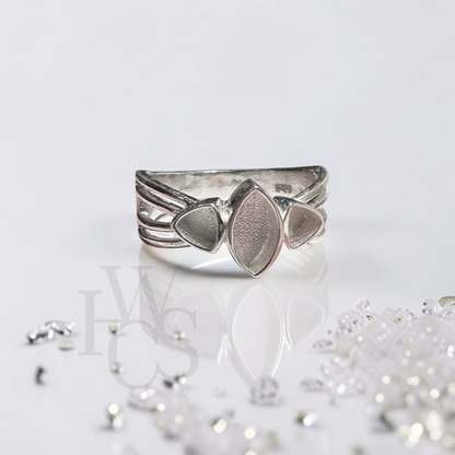 🏷️ EOL – Venture 3 Bezel Ring – Solid 925 Silver