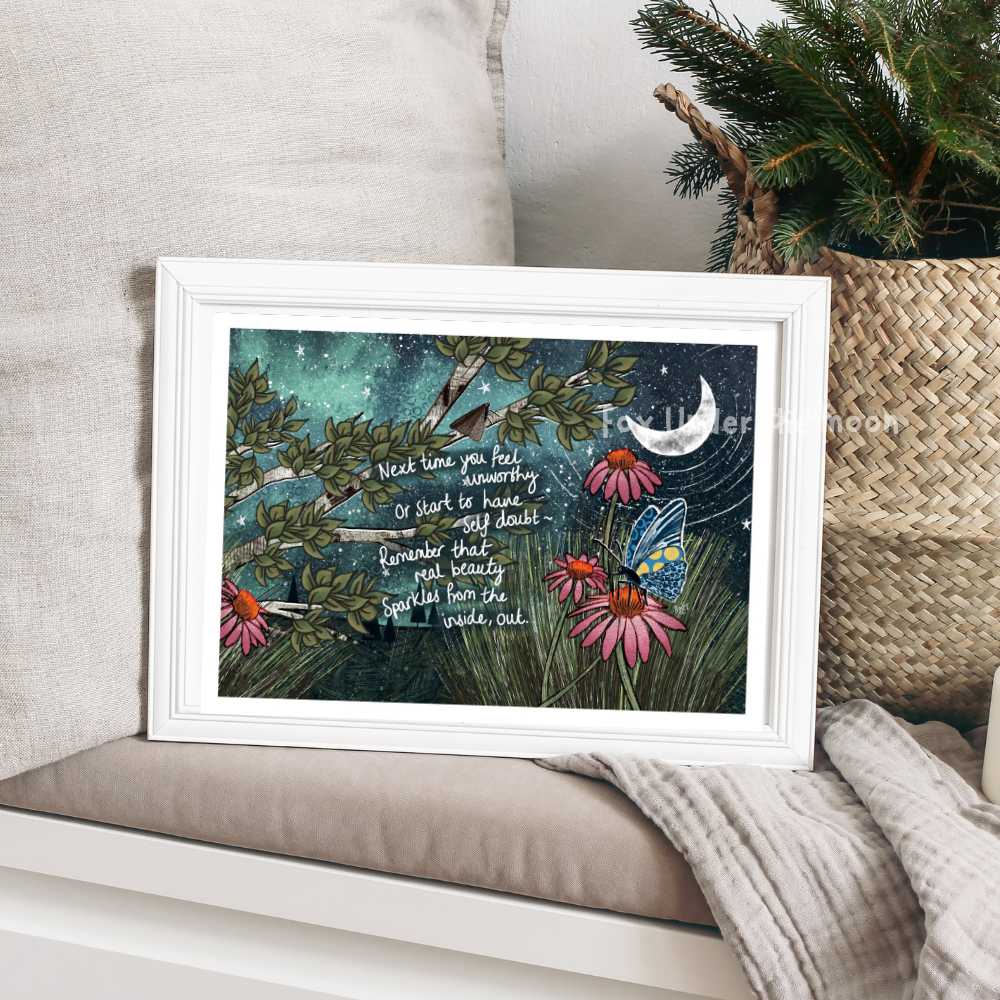 Real Beauty - A4 Art Print