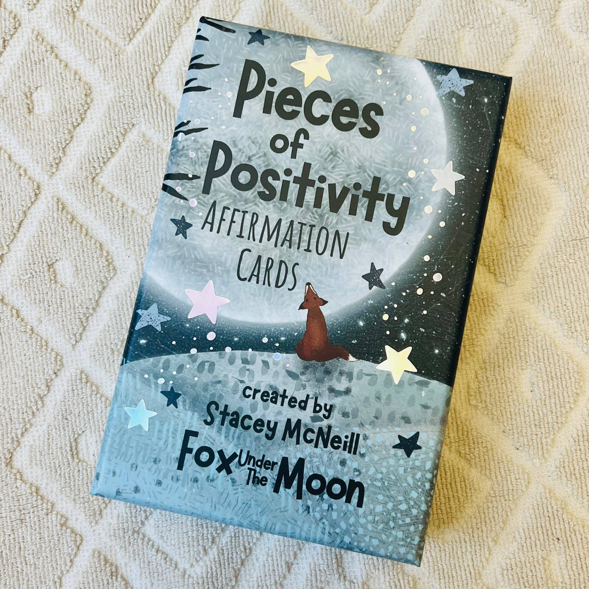 ** Positive Affirmation Cards - set of 54 + Wooden Stand