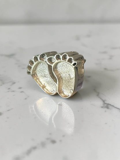 ❤️EOL - Baby Feet Bracelet Bead Charm