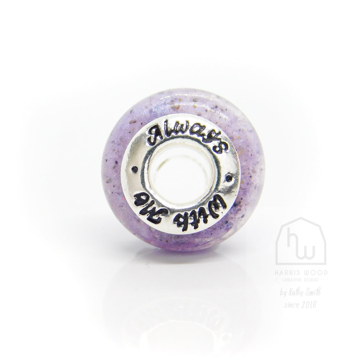 🍀 CHARM BEADS - ALWAYS WITH ME (pre-engraved)