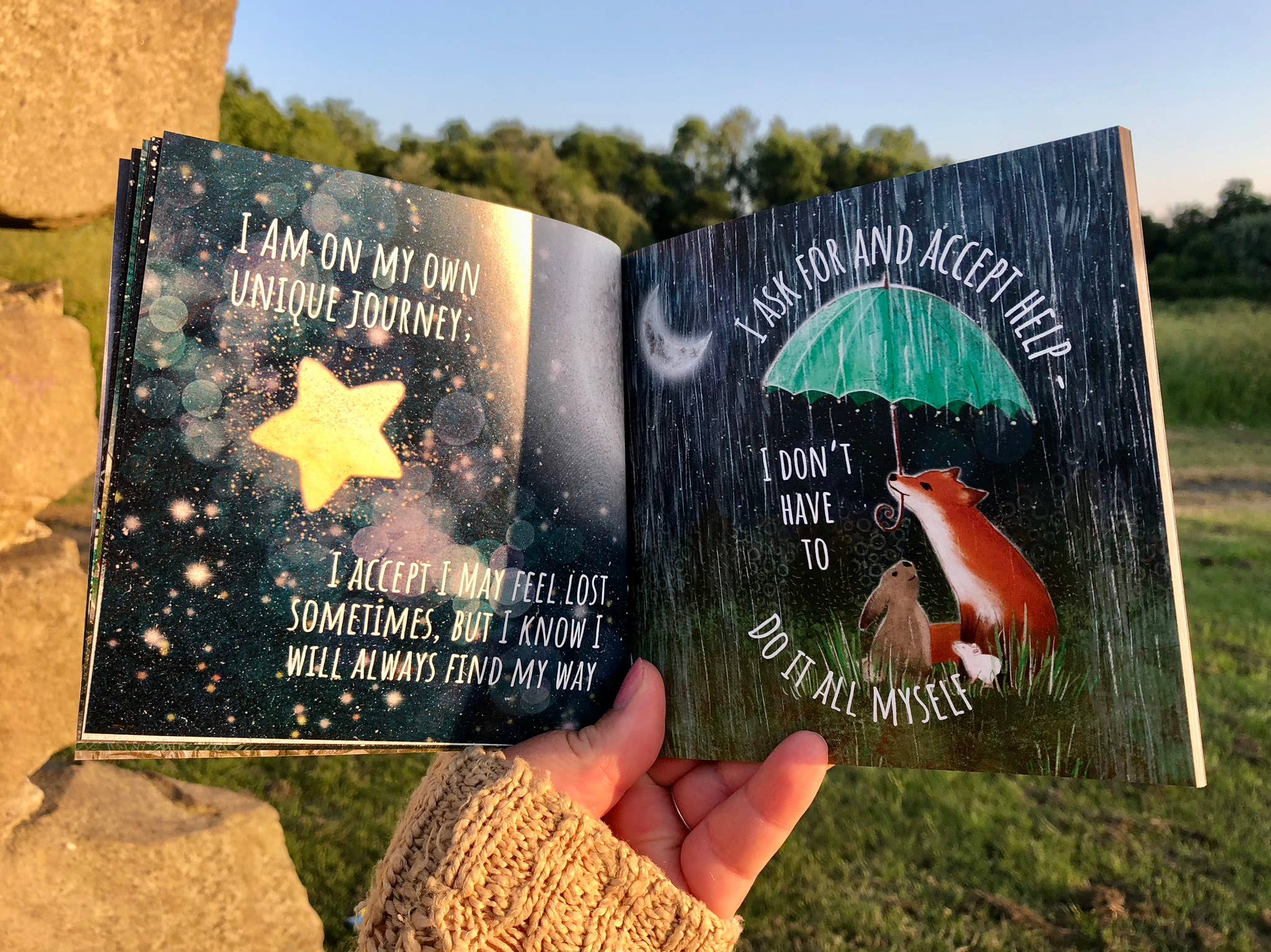 Light In The Dark - A Book of Affirmations by Fox Under The Moon