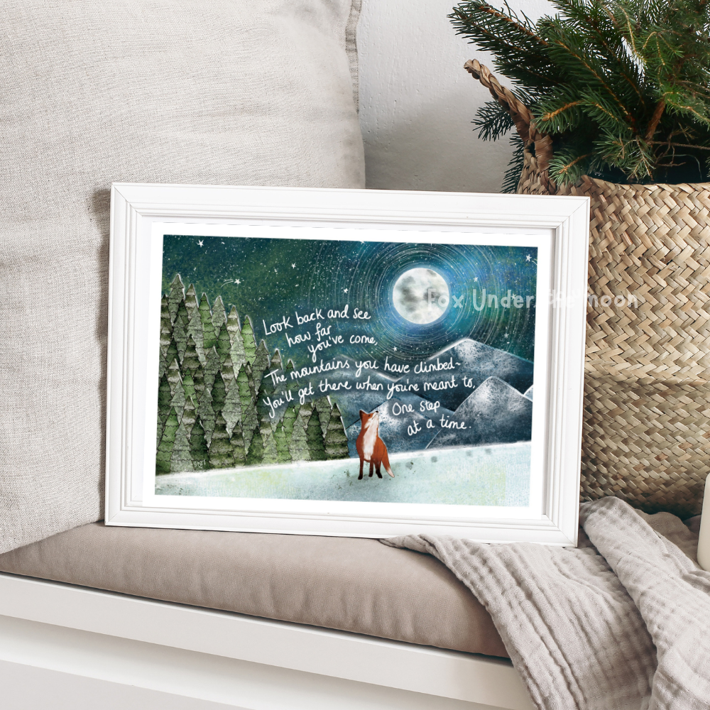 Mountains - A4 Art Print