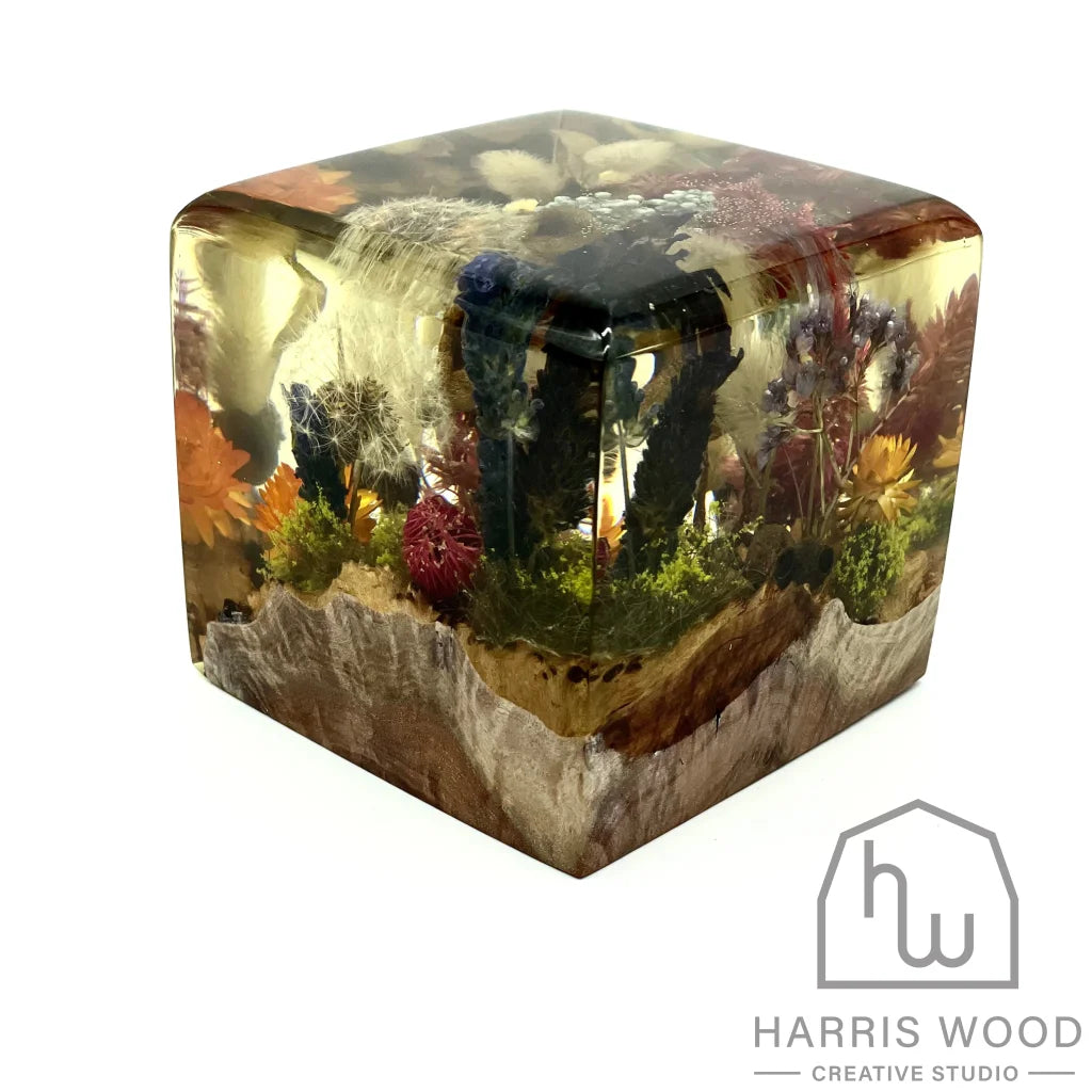 Fantasy Garden Resin piece - Harris Wood Creative Studio