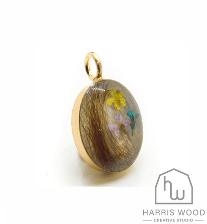 Gold Filled 10X8Mm Smooth Oval Pendant