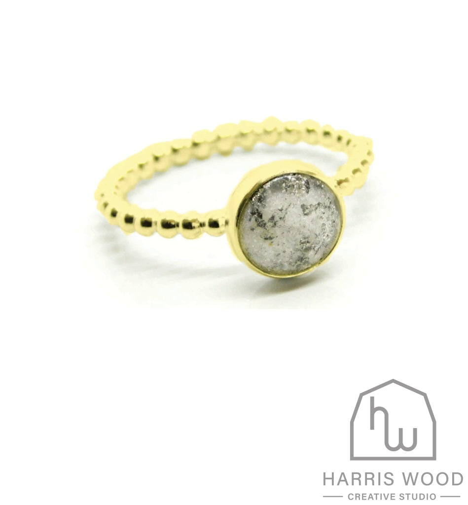 Gold Filled Bubble Band Rings - Harris Wood Creative Studio
