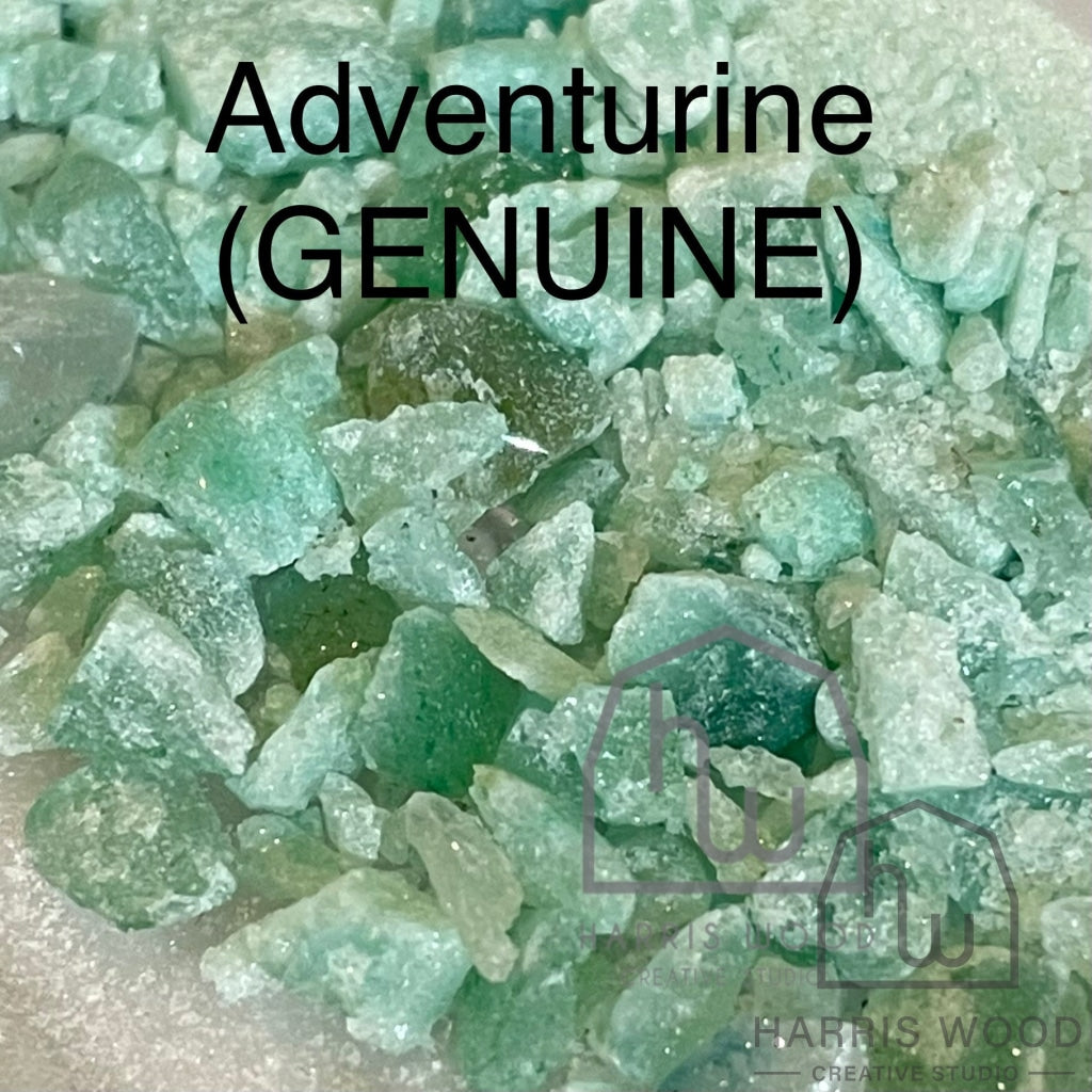 Green Adventurine Crushed (Genuine) Crystals