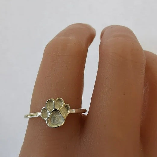 🏷️ EOL – Perfect Paw Ring – Solid 925 Silver