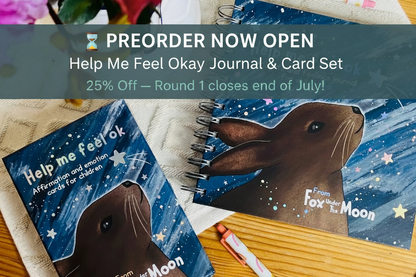 Preorder Banner with Hourglass – Help Me Feel Okay