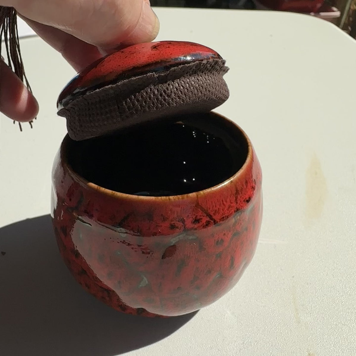 Tassel Ceramic Mini Urns - 4 colours