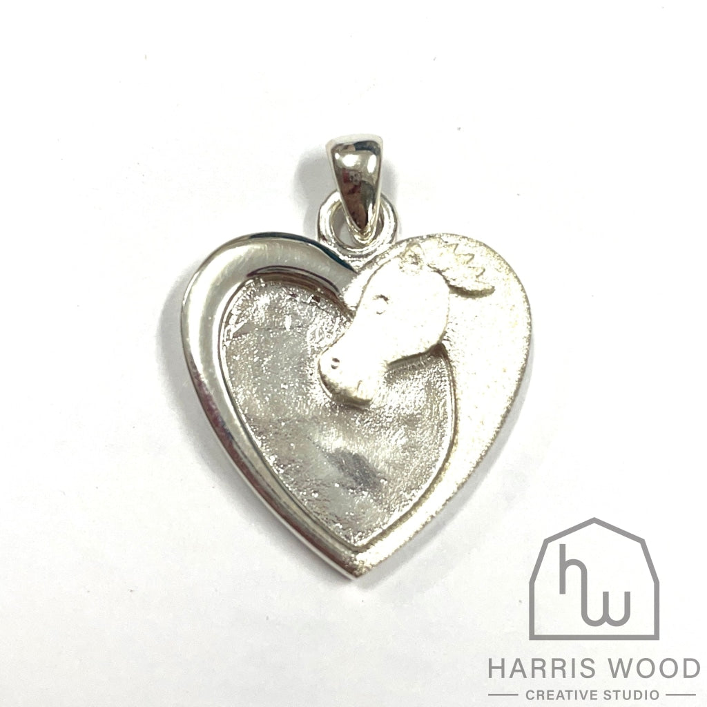Silver Horse Pendant - Harris Wood Creative Studio