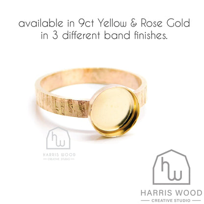 Solid Gold 3Mm Wide Band Rings - Info Below Options