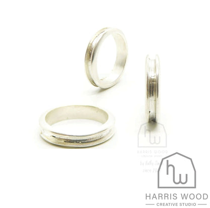 Solid Gold Channel Ring (9Ct &amp; 18Ct Available On Order)