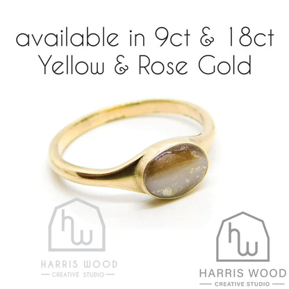Solid Gold Chrissie Ring 9Ct Yellow Gold