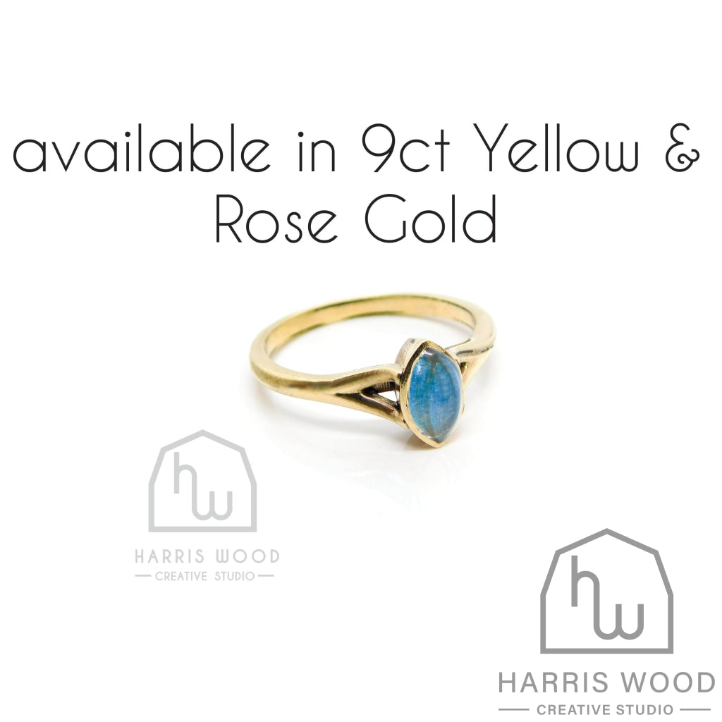 Solid Gold Hannah Marquise Ring