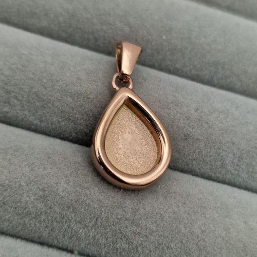 💙 Real 18ct Gold PVD Stainless Steel Mini Teardrop Pendant