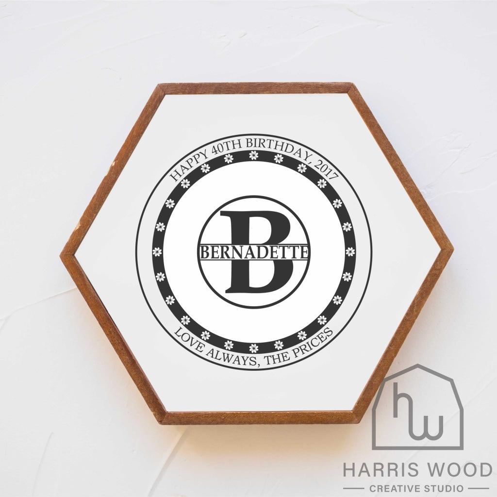 40th Birthday Design - Harris Wood Creative Studio