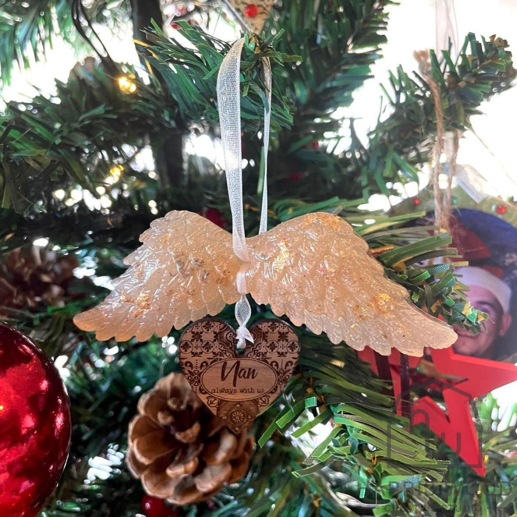 Ashes Angel Wings Ornament