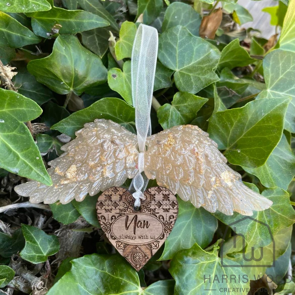 Ashes Angel Wings Ornament