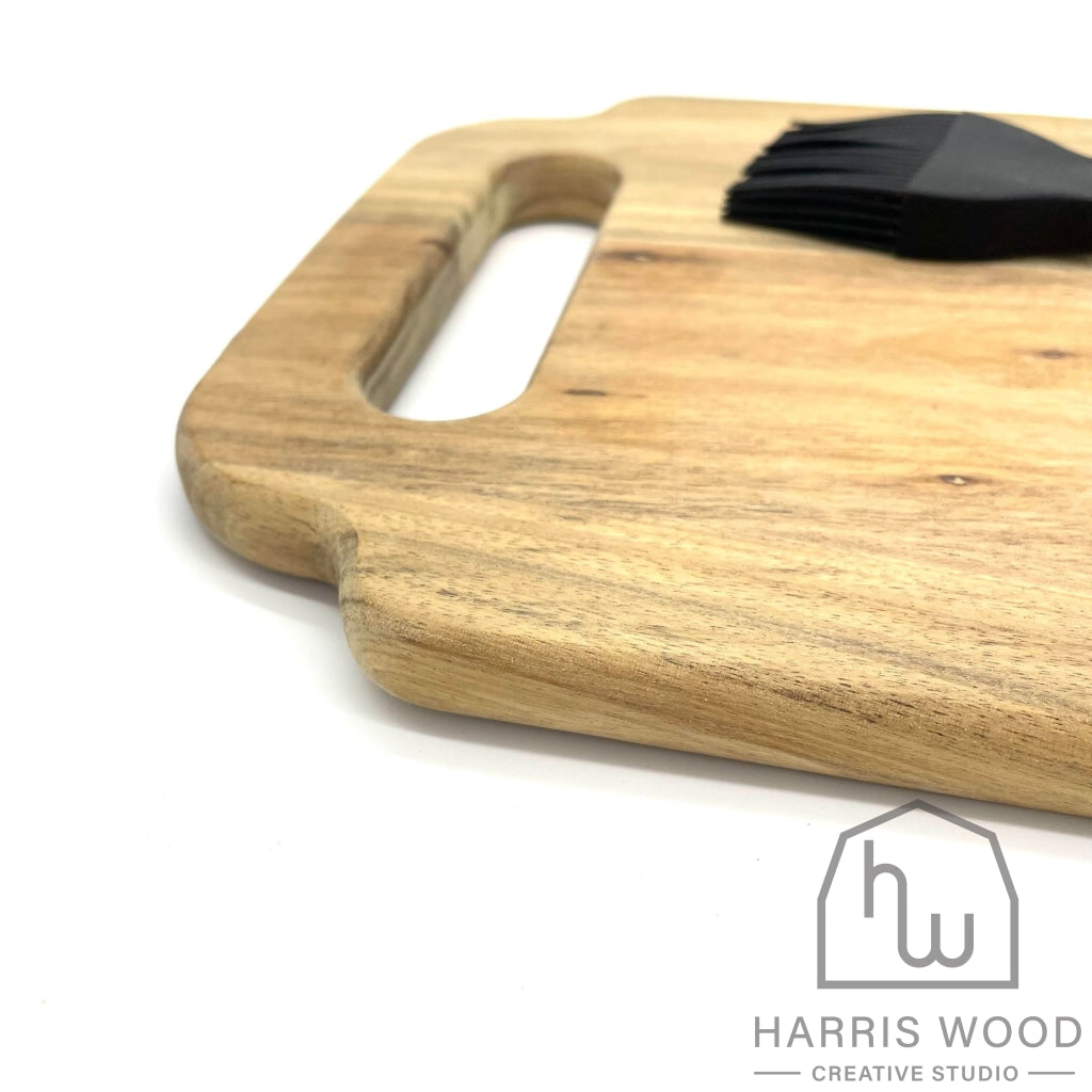 BBQ Board (includes brush) 38x19cm - Harris Wood Creative Studio