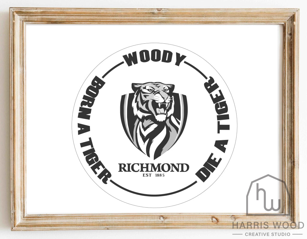 Born a Tiger Design - Harris Wood Creative Studio