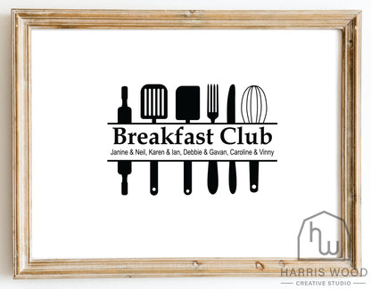 Breakfast Club design - Harris Wood Creative Studio