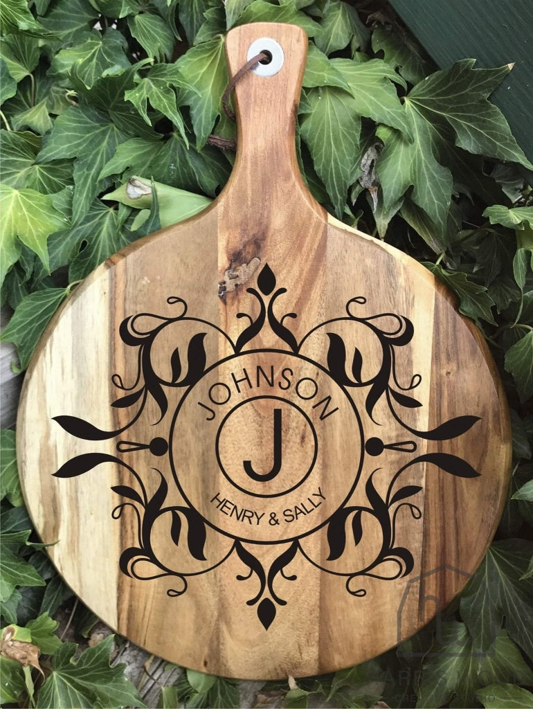 Circle Monogram Couple - Design - Harris Wood Creative Studio